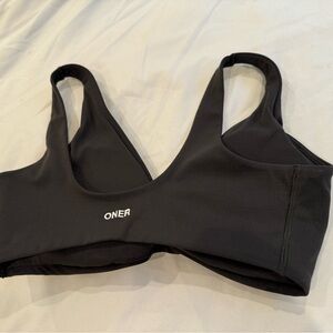 ONER Active Women’s Sports Top Bralette Black/Dark Gray